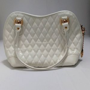 Marino Orlandi white leather bag